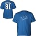 Reebok Detroit Lions Calvin Johnson Name & Number T-Shirt Size: Medium