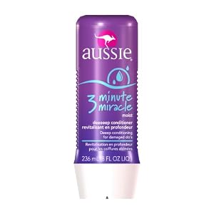 Aussie Moist Treatments Deeeeep 3 Minute Miracle Conditioner, 8-Ounce Bottles (Pack of 4)