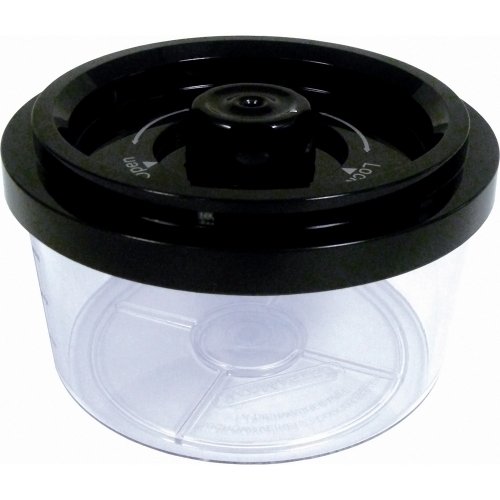 VacMaster 87651 Vacuum Canister 1/2-Quart with Black Lid