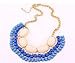 Popular Lovely Gothic Vintage Lady Bubble Fringe Bib Party Statement Necklace