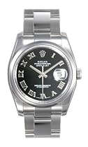 Rolex Oyster Perpetual Datejust Mens Watch 116200-BKSBRO