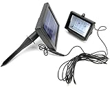 【Lucky Style】 ＬＥＤ ソーラー ライト 投光器 ガーデンライト 30灯 電球色