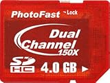 PhotoFast DualCore SDHC 4GB Class6 1年保証・日本語ブリスターパッケージ PF-DDRSDHC4GB