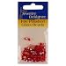 Darice 4mm Fire Polish Glass Beads, Red Ir, 65pc