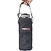 40 oz Insulated Stainless Steel Water Bottle and Beer Growler w/ Steel Lid & Handle - NO PLASTIC - COLD up to 3 DAYS - HOT 24 hrs (Orange)