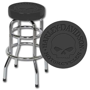 Harley-Davidson� Skull Bar Stool by Roadhouse Collection� HDL-12114