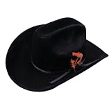 Black Felt Cowboy Hat 
