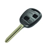2 Buttons Key Case Shell for Toyota Rav4 Remote No Chips Inside CLBT/C/245/2002 DENSO1512V