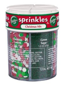 Wilton 6 Color Christmas Sprinkle Mix