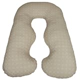 Leachco Back 'n Belly Chic Pillow with Easy On- Off Zippered Cover - Taupe... by Leachco