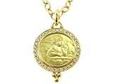 Large Pave Diamond San Raphael Cherub Charm by Temple St.Clair