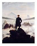 Caspar Friedrich (Wanderer Above the Sea of Fog) Art Poster Print - 11 X 14