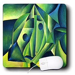 Taiche Acrylic Art - Woman Cubism - Mouse Pads