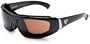 7eye Bali Nxt Resin Sunglasses,Glossy Black Frame/Re-ACT NXT Copper Lens,one size