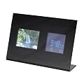 Inovalley Alarm Clock FM Radio & Weather Station with Digital Photo Frame