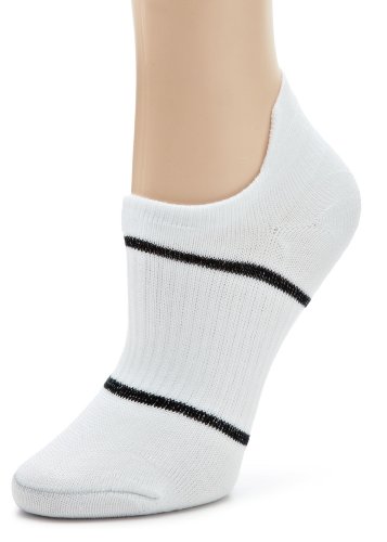 Wrightsock Women's Running Ii Tab 3 Pack Athletic Socks, White, Medium