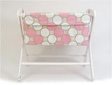 Baby Star Bag For Cariboo Classic Bassinet - Pink/White