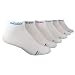 adidas Women's Superlite Low Cut Sock (Pack of 6), Lifestyle Stripes: Vivid Teal/Sharp Grey/Vivid Pink, 5-10