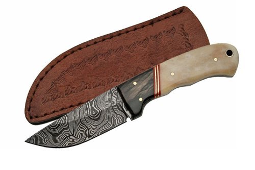 Szco Supplies Bone Damascus Hunting Knife Szco Supplies Bone Damascus Hunting Knife Hunting Knives