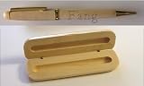 Maple pen in Box with engraved name Fang