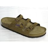 Birkenstock Florida Nubuck Cocoa Soft Insole sz 38 R by Birkenstock
