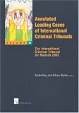 The international criminal tribunal for Rwanda 2003