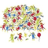 500 pc Sock Monkey Foam Adhesive Shapes
