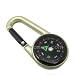 Mini Portable Metal Carabiner Compass For Travel Camping