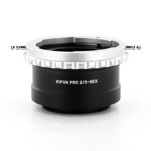 Kipon 2/3 Mount Lens to Sony NEX E-Mount Camera Body Adapter