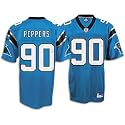Jake Delhomme Jersey: Reebok Blue Replica #17 Carolina Panthers Jersey