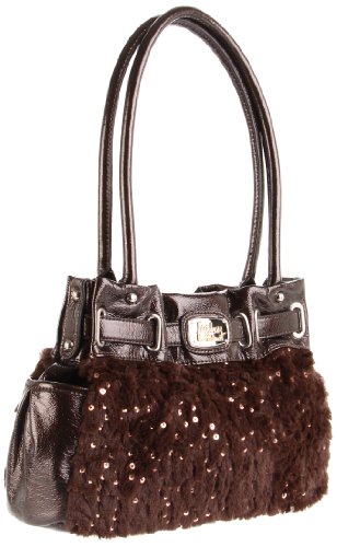 KATHY Van Zeeland Fur Shoulder Bag