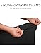 Zen Naturals Square Zabuton Meditation Cushion Stuffed firm with Cotton to Support Your Legs and Knees