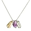 Dean Harris for Target® Sterling Silver 3-Stone Pendant Necklace - 18"