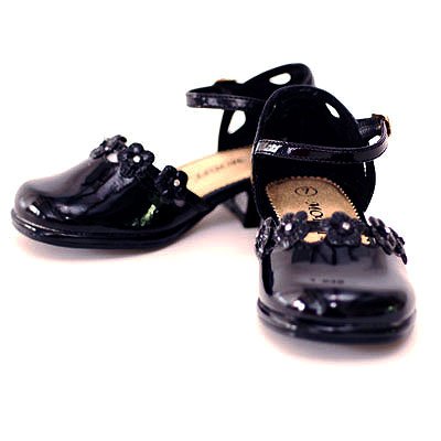 Little Girls Dress Shoes BLACK Special Occasion MODIT Girl 7-2