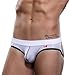 Demarkt Men's Underwear Breathable Briefs G-string Thong Large White