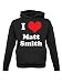 I Love Matt Smith - Childrens / Kids Hoodie - Black - XXL (12-13 Years)