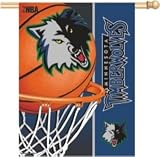NBA Vertical Minnesota Timberwolves Flag / Banner