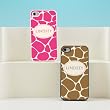 Black Giraffe Print Personalized Case for IPhone 4 and 4S