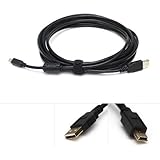 USB 2.0 Mini-B 5-Pin Tether Cable 15ft 15' Tether Tethered Photography Tools Cable for Canon 5D Mark II III 1D 1DS IV 7D & Nikon D600 D610 D700 D4 1 J2 V2 UC-E15 UC-E4