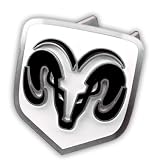 Dodge Ram Black Logo Hitch Cover
