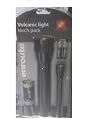 Proteam EN1294 - Aluminium Torch 2 Pack 2D + 2AA with Batteries