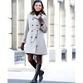 <b>London Fog Doubled-Breasted Trench Coat</b>