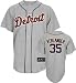 Justin Verlander Jersey: Adult 2010 Majestic Road Grey Replica #35 Detroit Tigers Jersey - X-Large