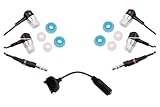 Stereo Kopfhörer Alu Line Black f. Sony Ericsson K810i  inkl.3,5 mm Klinkenstecker-Adapter