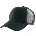 New Cotton Twill Mesh Trucker Urban Skate Cap Hat Black