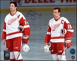 Brendan Shanahan Detroit Red Wings Autographed/Hand Signed Yzerman 8X10