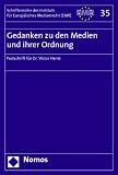 Produkt-Bild: Gedanken zu den Medien und ihrer Ordnung