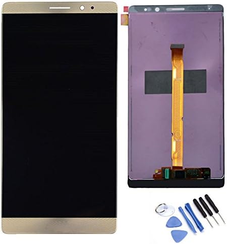 MORESUN Full LCD Display Glass Touch Screen Digitizer Assembly Replacement Part for Huawei Mate8 (Gold)