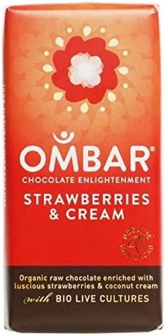 (8 PACK) - Ombar Strawberries &amp; Cream Bar | 35 x 10g x | 8 PACK - SUPER SAVER - SAVE MONEY