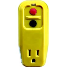 Tower Manufacturing 30339005 15 amp 3-Wire GFCI Outlet Adapter